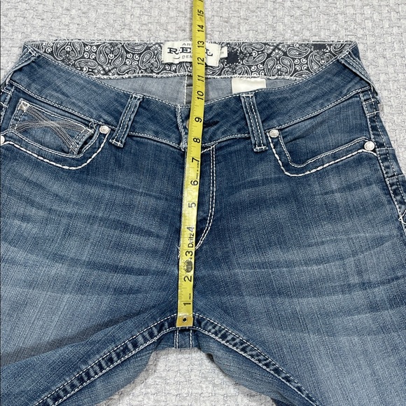 Women’s Ariat Real Riding Jean Whipstitch Bootcut Dresden Size 31R - Picture 12 of 13